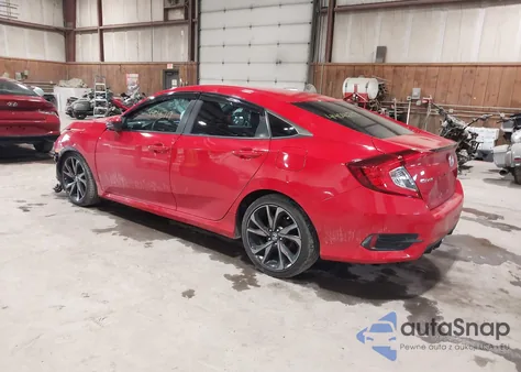 2019 Honda Civic Sport z USA, uszkodzony, nr VIN 2HGFC2F83KH567927